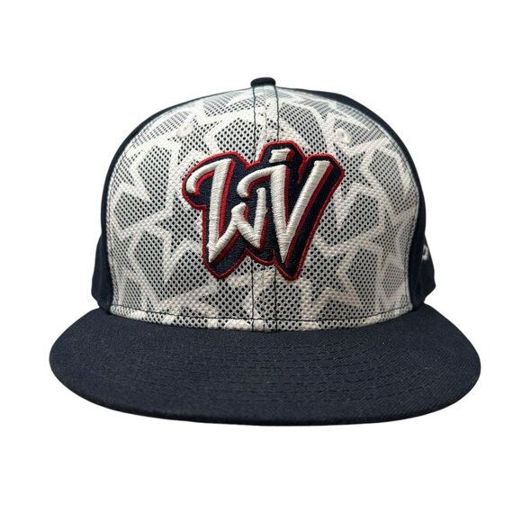 West Virginia Black Bears Team USA July 4th 7 3/8 MiLB Baseball Fitted Hat Cap